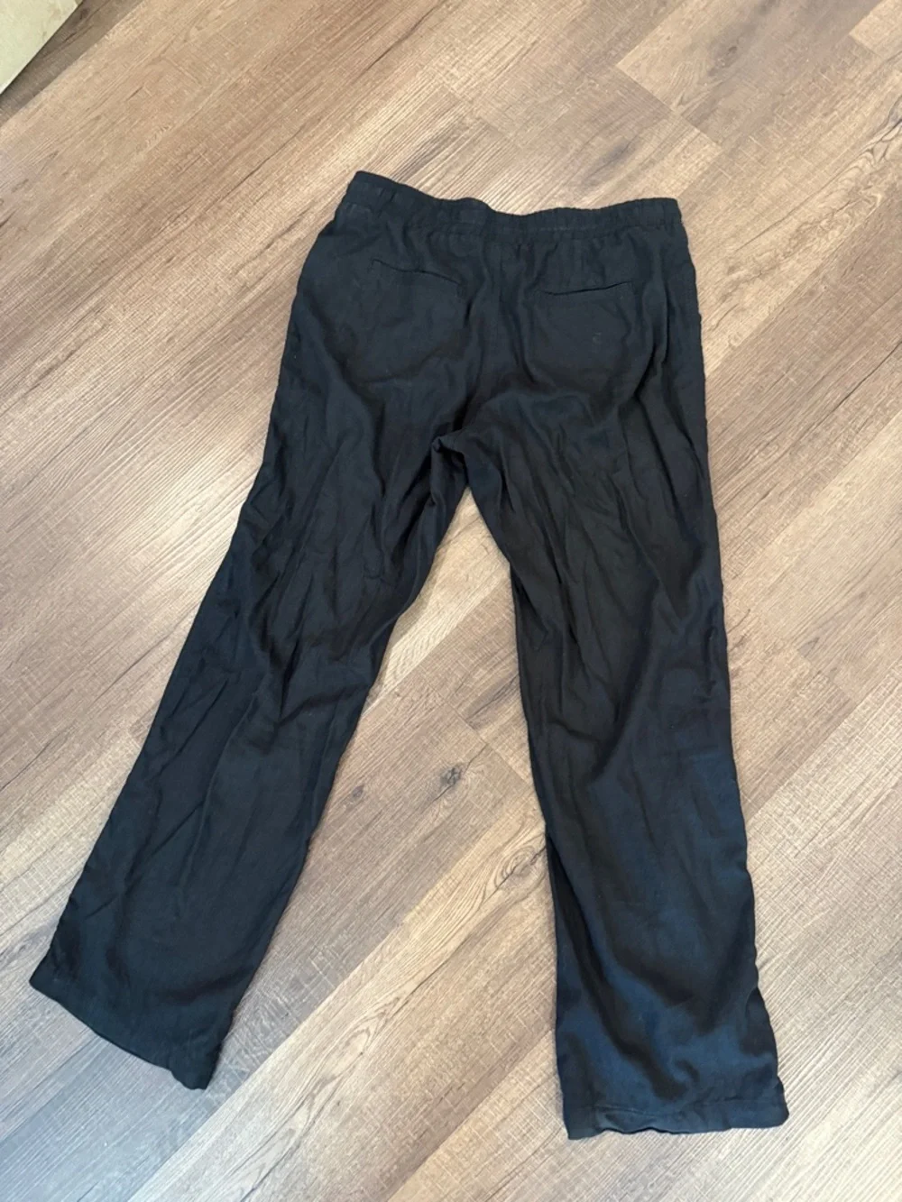 Cato linen blend Drawstring Waist Trousers - Picture 8 of 8